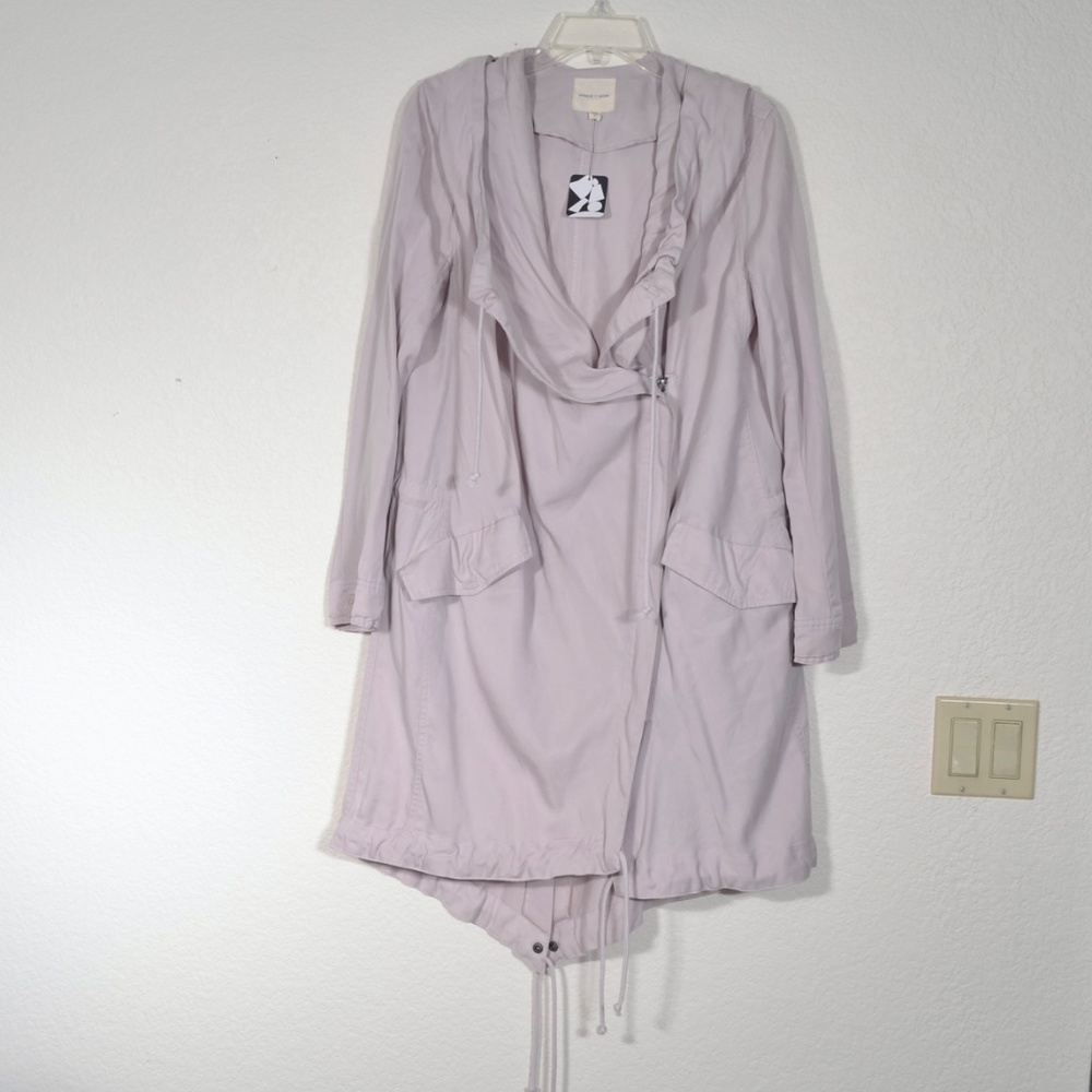 NWT SILENCE + NOISE WAYLIN ASYMMETRICAL PARKA, SMALL - Picture 5 of 16